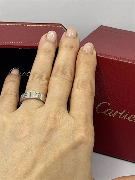 cartier.ring love|authentic cartier love ring.